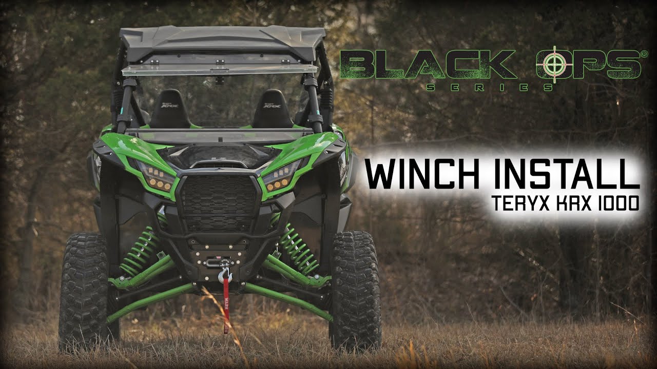 How to Install Black Op Series Winch | Kawasaki Teryx KRX 1000