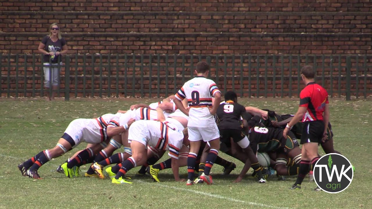 School Rugby Action - 1st Piet Retief vs Pionier 05-03-2016