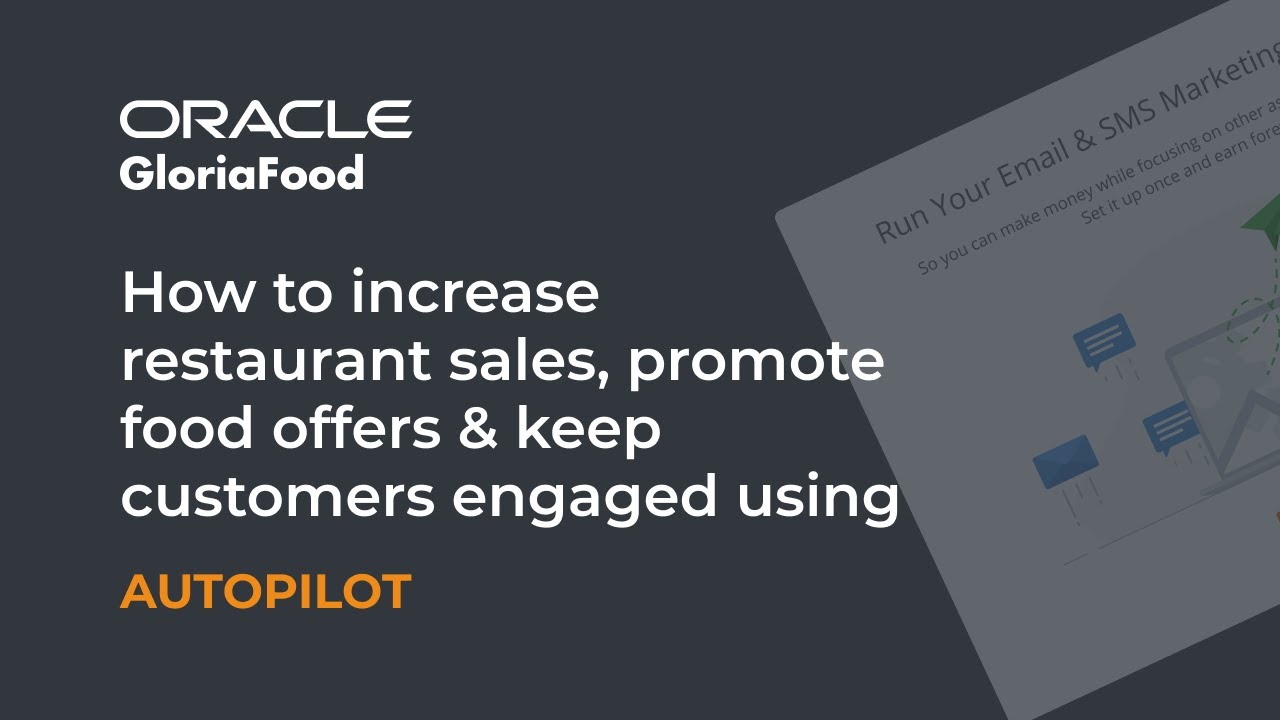 How to increase restaurant sales, promote food offers & keep customers engaged using Autopilot