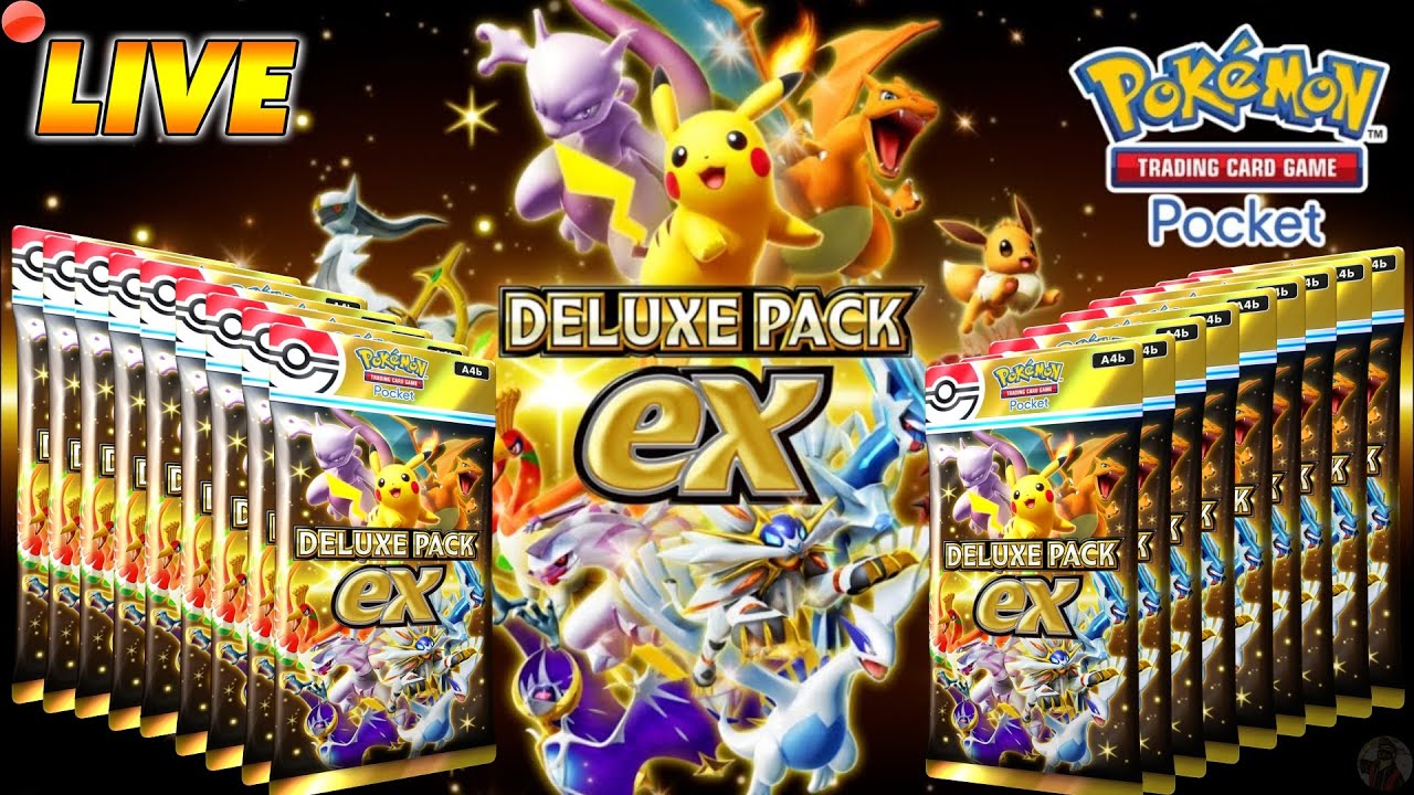 🔴[LIVE] Opening 300+ Of the New Deluxe Pack EX Packs Ft @krypto9095  | Pokemon TCG Pocket
