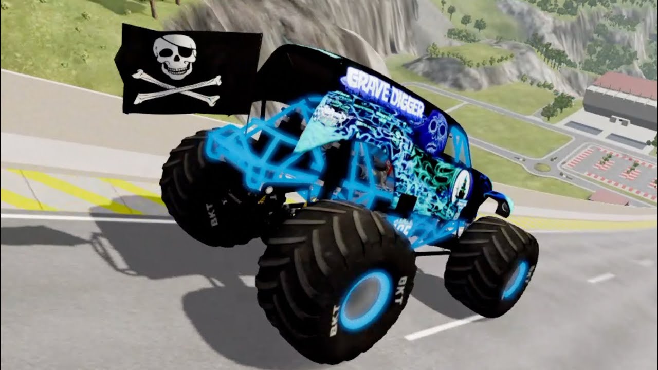 Monster Jam | Monster Trucks | Insane Monster Jam Truck Crashes, Freestyle & Racing Compilation #96