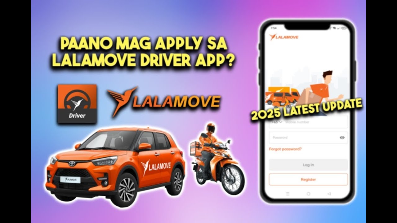 PAANO MAG APPLY SA LALAMOVE DRIVER APP? | 4 WHEELS or 2 WHEELS PWEDE KAYO DITO! | 2025 LATEST UPDATE