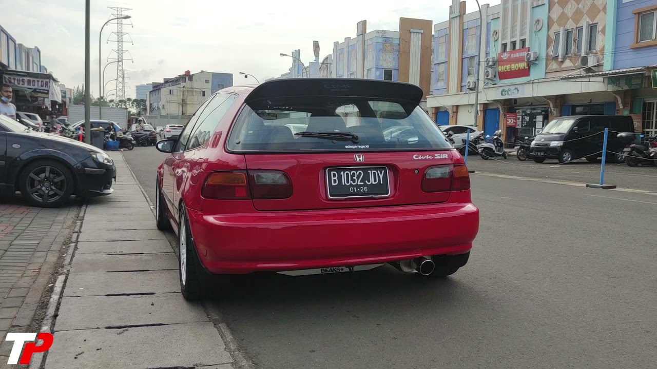 Honda Civic EG6 With TECHPRO Valvetronic Exhaust