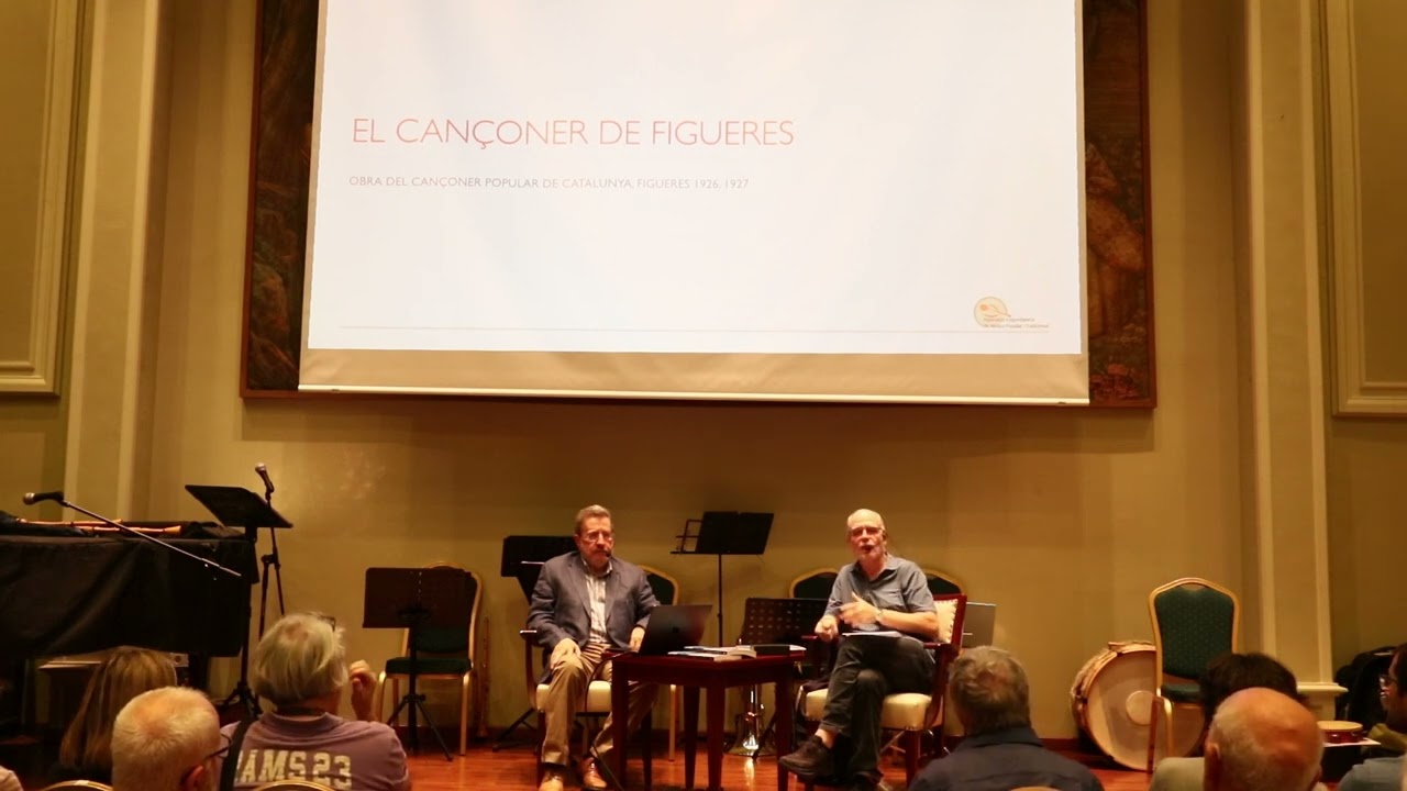 Presentacio del llibre EL CANÇONER DE FIGUERES