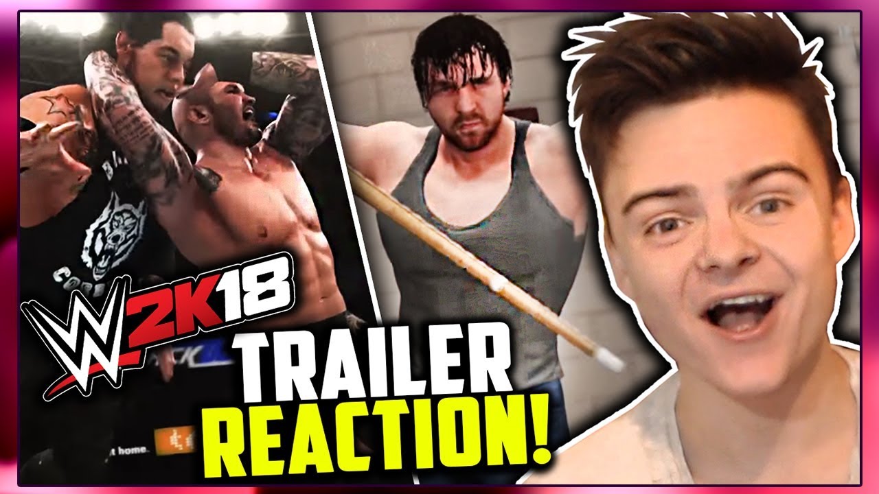WWE 2K18 GAMEPLAY TRAILER REACTION!
