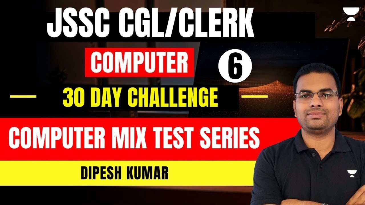 Computer Mix MCQ Test Series | Part 6 | Computer 30 Days Challenge for all Exams | Dipesh Kumar