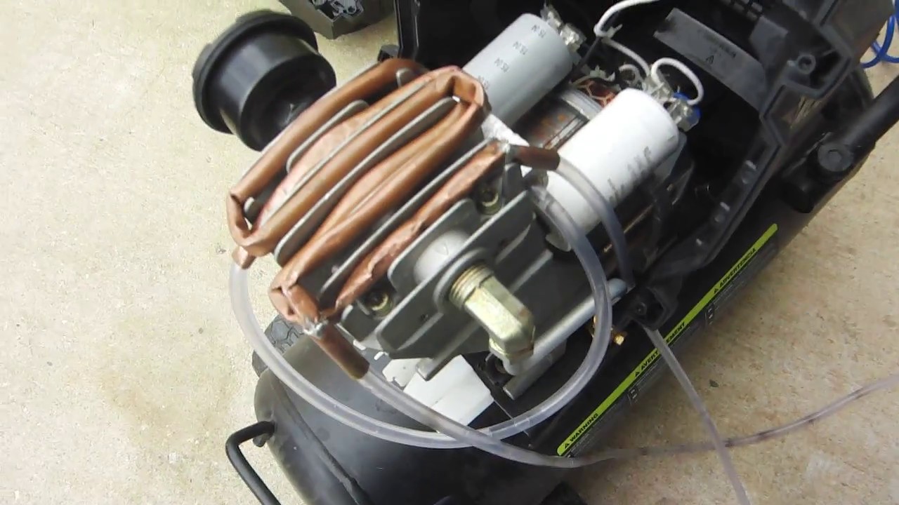 How to fix the kobalt 8 gallon air compressors overheating problems (water cooled air compressor)