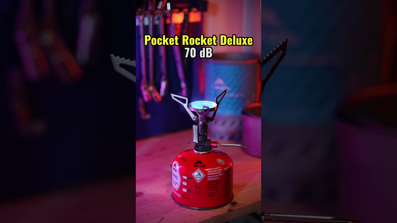 Noise testing 6 popular MSR camping stoves.