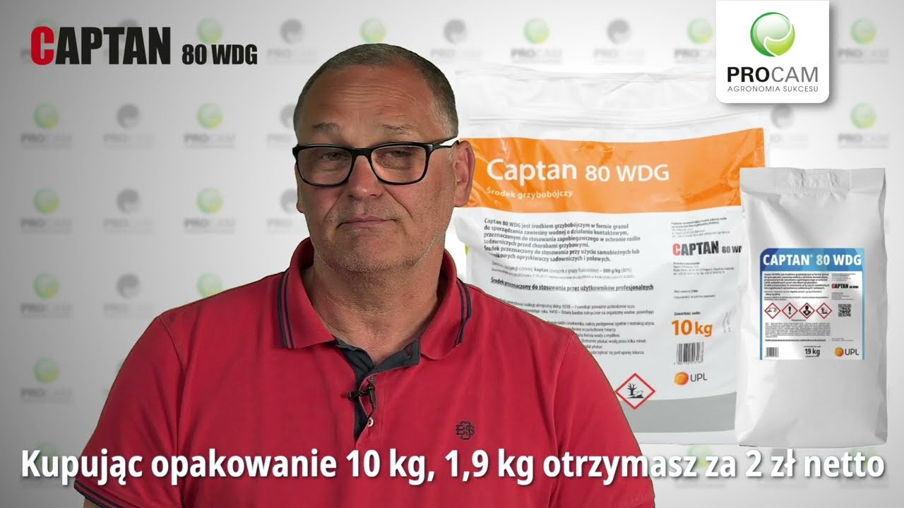 Promocja na Captan 80 WDG w PROCAM - Krzysztof Gasparski