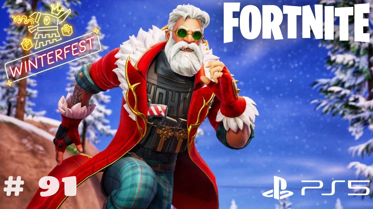 Lt. Winter skin solo win gameplay | Fortnite Battle Royale ( Zero Build)   Fortnite Winterfest  2025