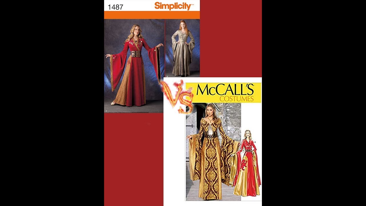 Pattern Comparison: Cersei Lannister's dress