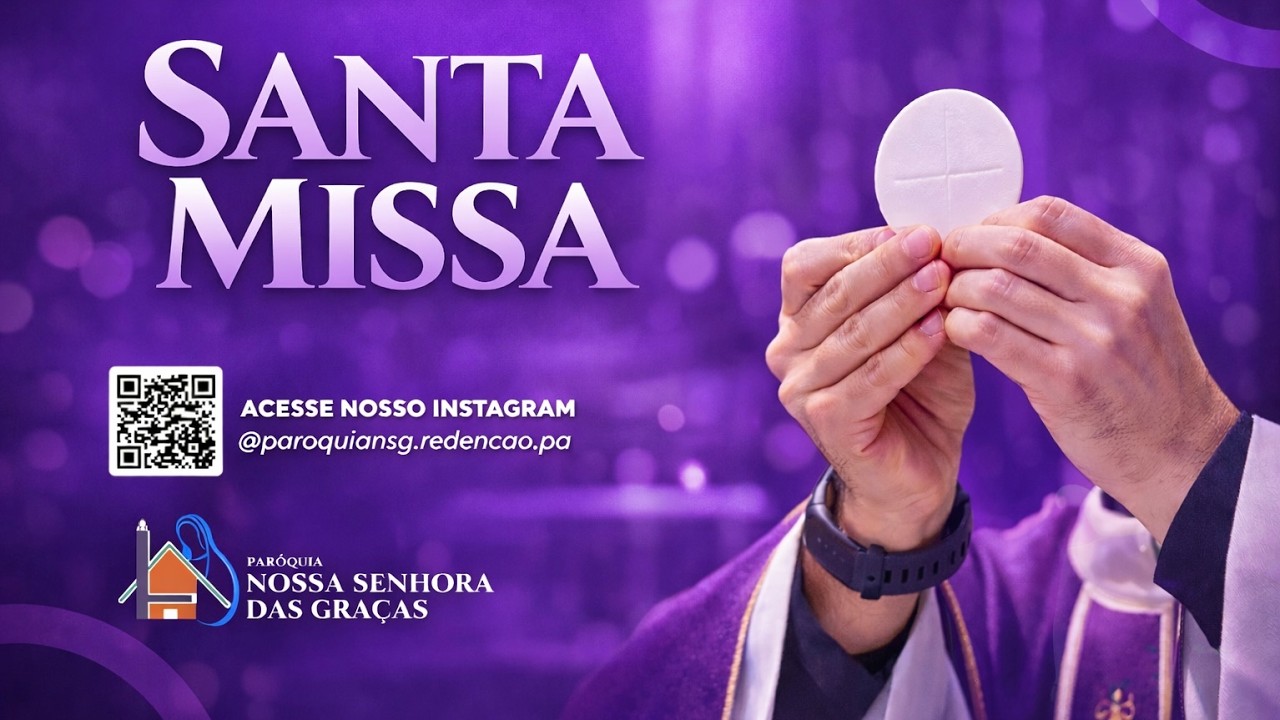 Santa Missa 1º Domingo da Quaresma - 22/02/2026 - 19h30