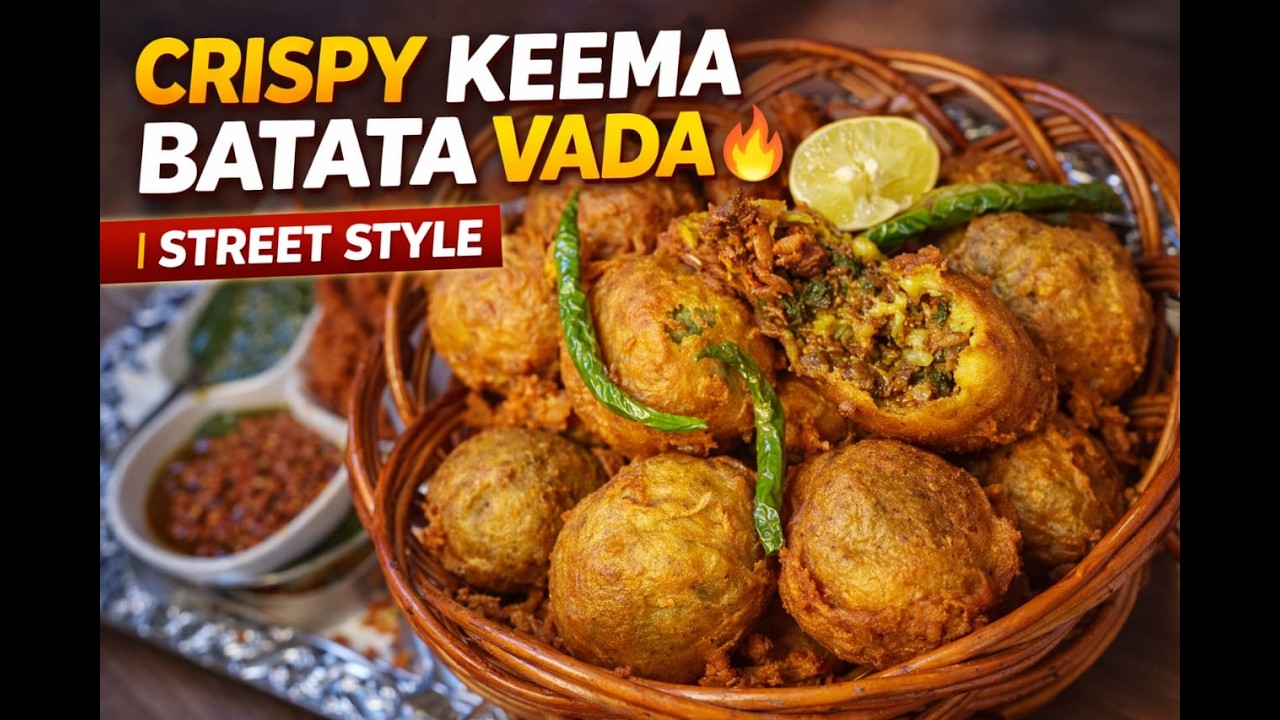 Batata vada | One bite and BOOM!!!!....💥Kheema explosion inside it  🤤 🌶