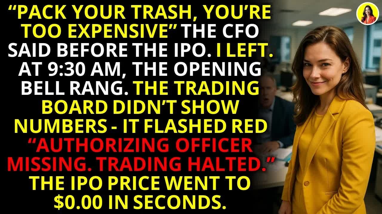 They Fired Me Before The IPO  I Was The Only One Who Could Authorize It  ｜ Corporate Revenge