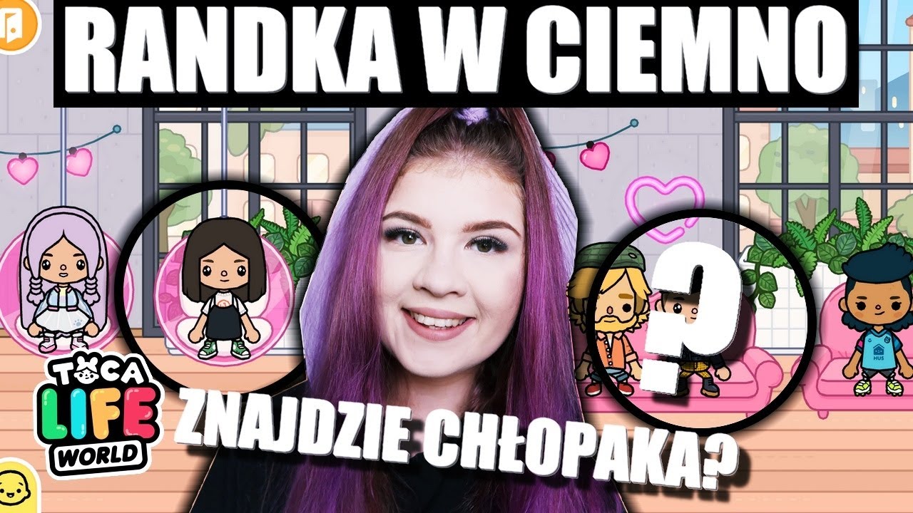 PRZYJACIÓŁKA ZGŁOSIŁA JĄ DO RANDKI W CIEMNO 😱 CZY ZNAJDZIE TAM CHŁOPAKA? 💜 TOCA LIFE WORLD 💜