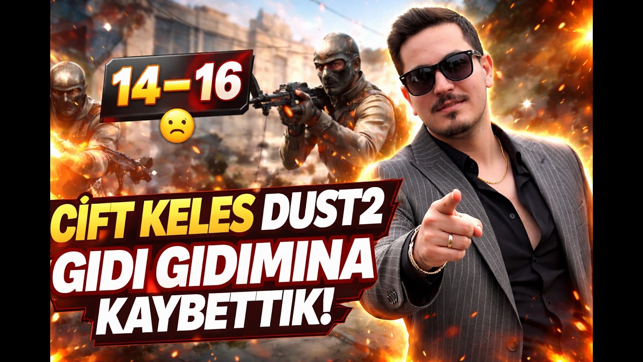 Dust2’de AKILALMAZ Maç! Çift Keleş Rankta Sinir Krizi!