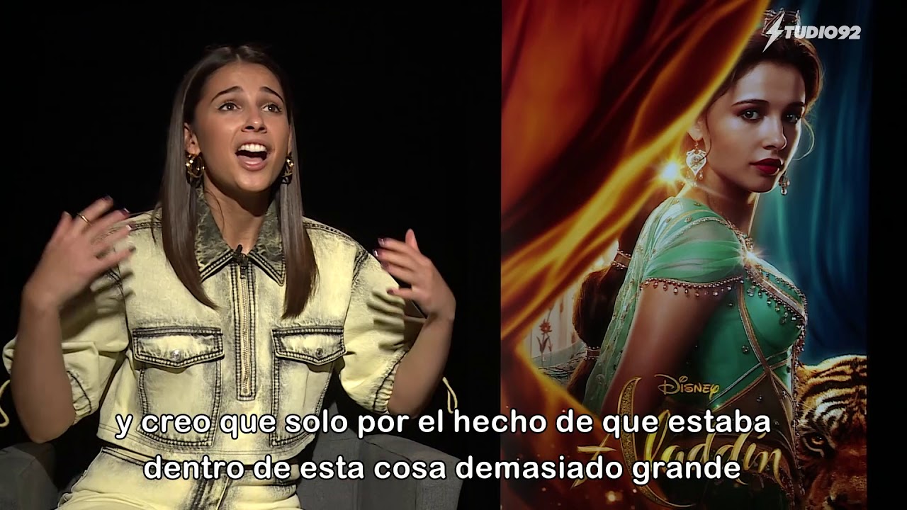 Entrevista a Naomi Scott (actriz de Jasmine en Aladdin) (subtitulado)