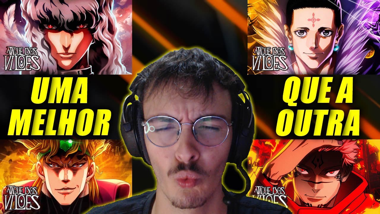(SÓ BEAT BRABO!) REACT 4 em 1 - ÉODAN - Griffith, Chrollo, Dio e Sukuna