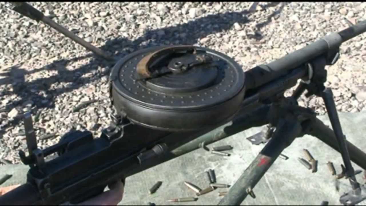 Shooting a Bren 100-Round Drum