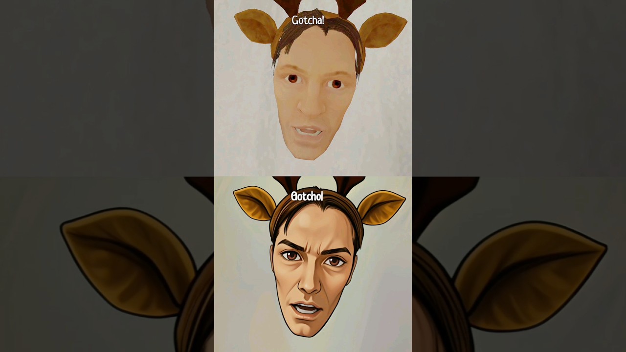 Original Schoolboy Runaway Surprise Jumpscares vs Anime Schoolboy Runaway Surprise #schoolboyrunaway