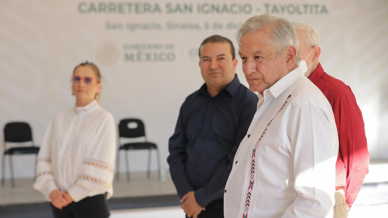 Supervisión de obra carretera San Ignacio - Tayoltita, desde San Ignacio, Sinaloa