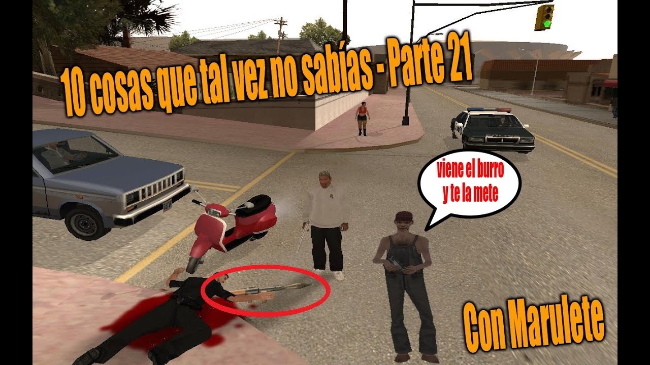 GTA San Andreas 10 Cosas que tal vez no sabías (Parte 21) -  Loquendo