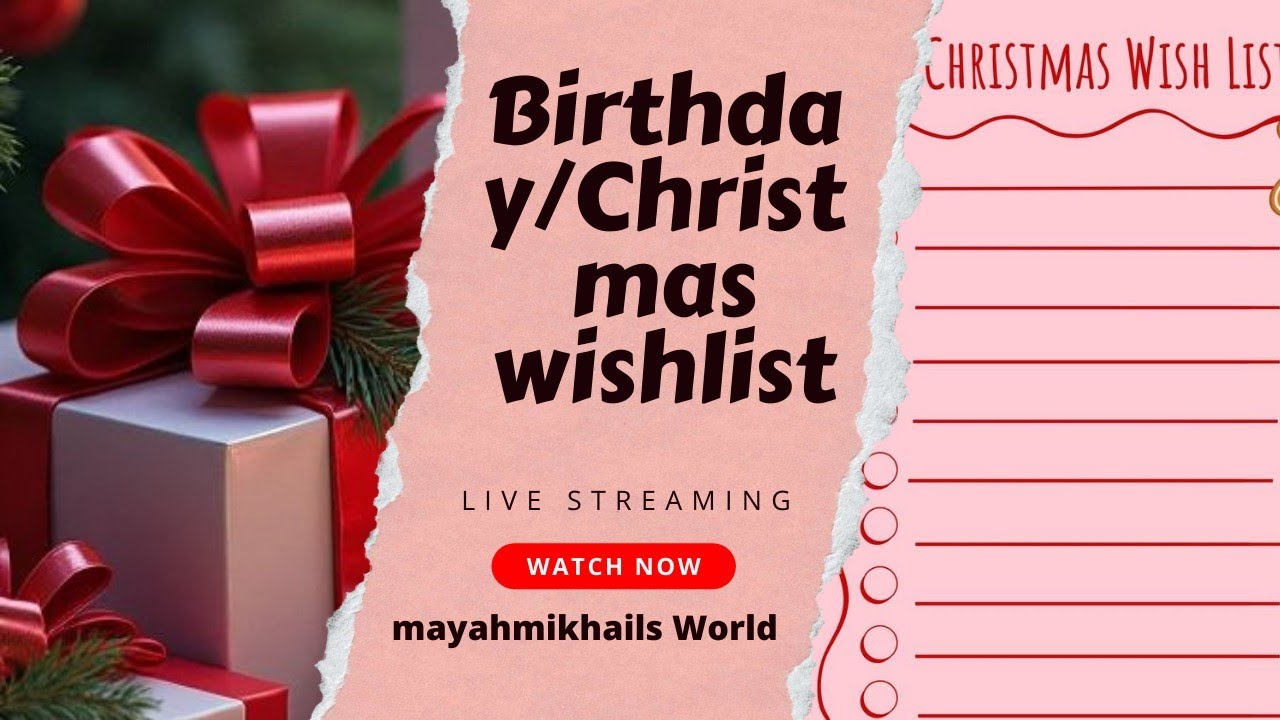 Christmas /Jamhuri birthday wish list💜🤍❣️