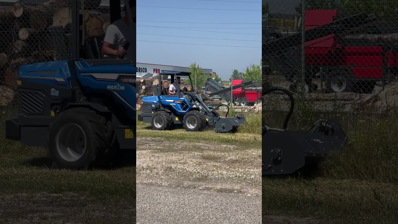 🚜 Démonstration en action du Multione 8.5SK équipé d’un tondo-broyeur !