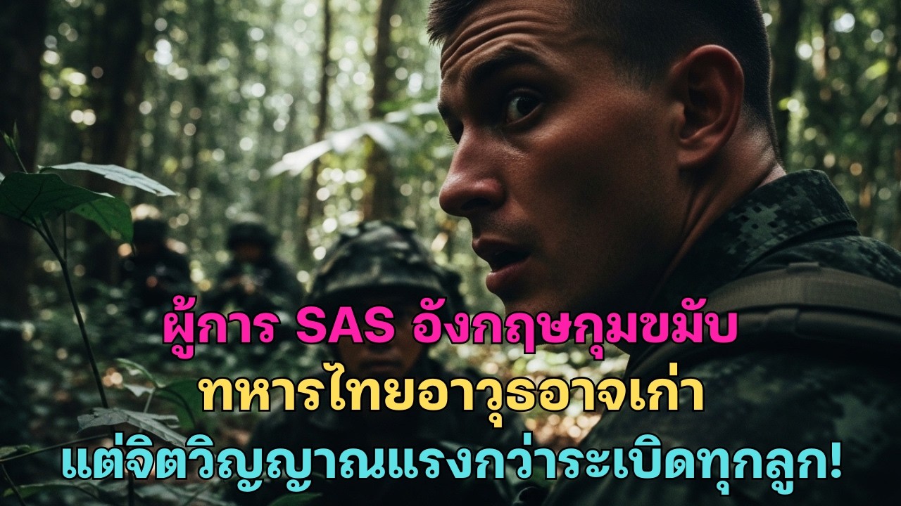 ผู้การ SAS อังกฤษกุมขมับ ทหารไทยอาวุธเก่าแต่จิตวิญญาณแรงกว่าระเบิดทุกลูก!