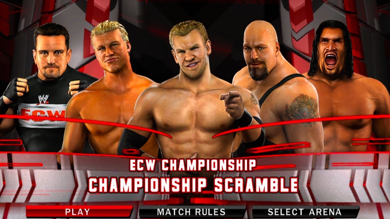 ECW Championship Scramble Match - WWE Smackdown vs Raw 2010