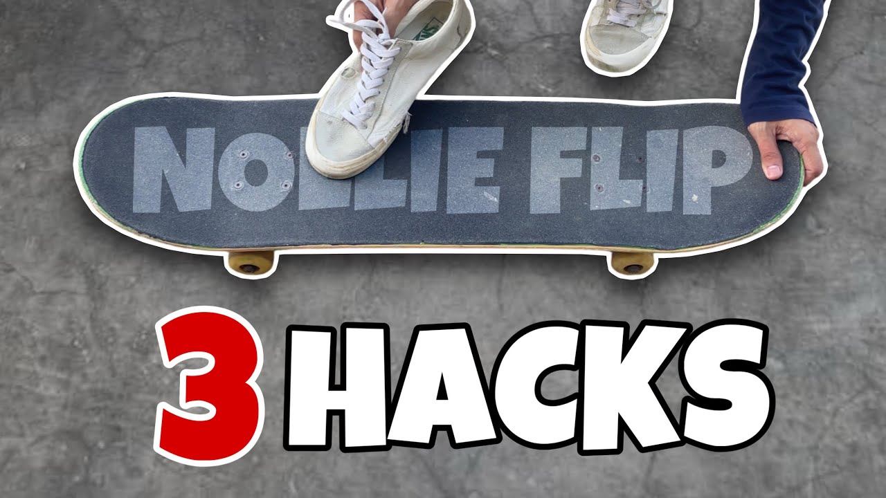 3 HACK NG NOLLIE KICKFLIP 🤫