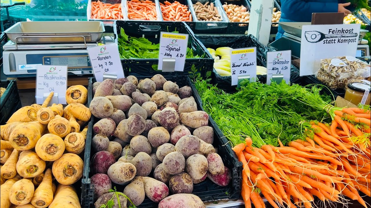 Bern Market Vibes 🇨🇭| Local Food, Flowers & Old Town Atmosphere || Bundesplatz || Travel Guide 