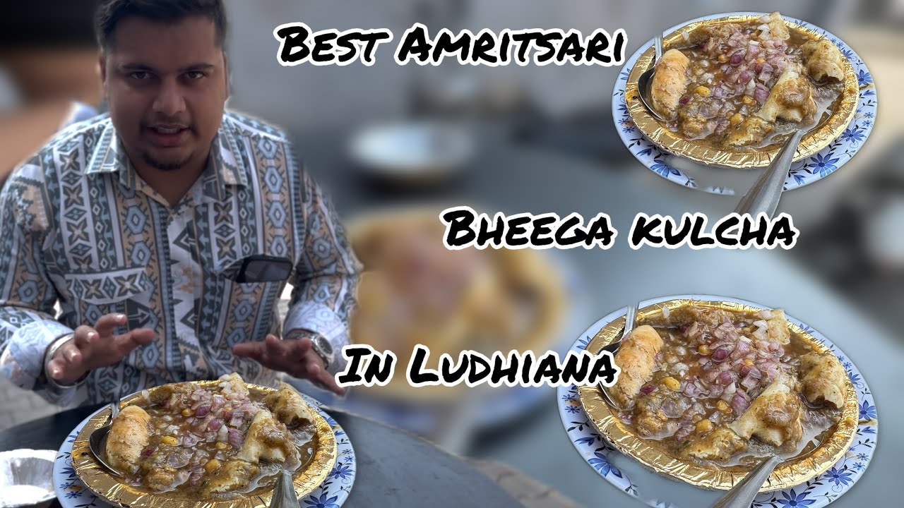 Day 24 Vlog🎥 || Famous Amritsari Bheega Kulcha In Ludhiana 😍 || Ludhiana Street Food❤️ || Food Vlog