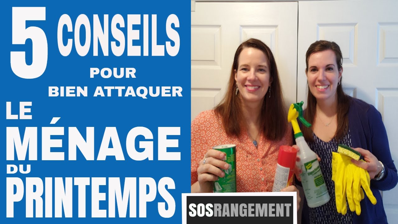 5 conseils pour bien attaquer le m&eacute;nage du printemps