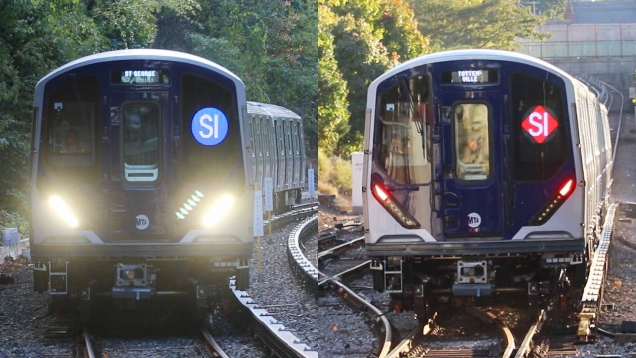 NYCT Staten Island Railway: R211S Train #100-#104 on the SIR Local/Express (Second Day of Service)
