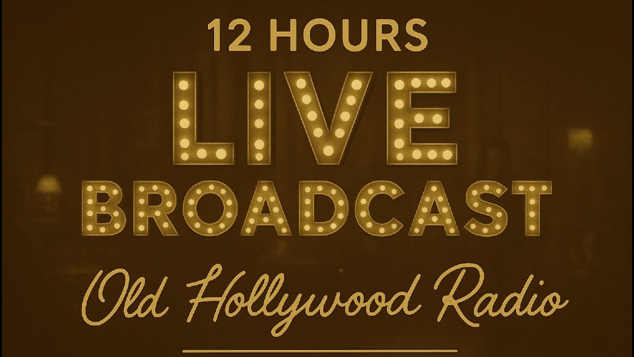Old Hollywood Radio — 12 Hour Vintage Jazz Lounge ☕ 1940s Smooth Instrumental