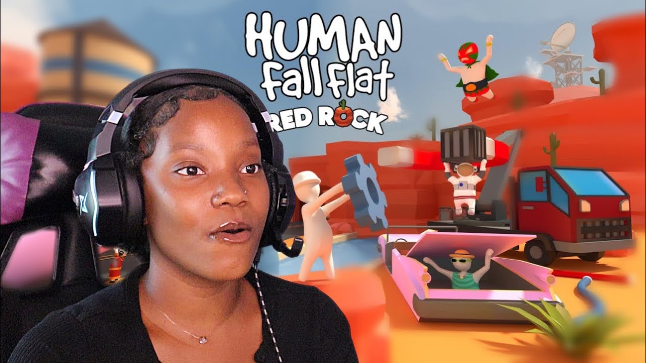 ВМЕСТЕ МЫ СИЛА || Human Fall Flat Red Rock полный геймплей * уморительно