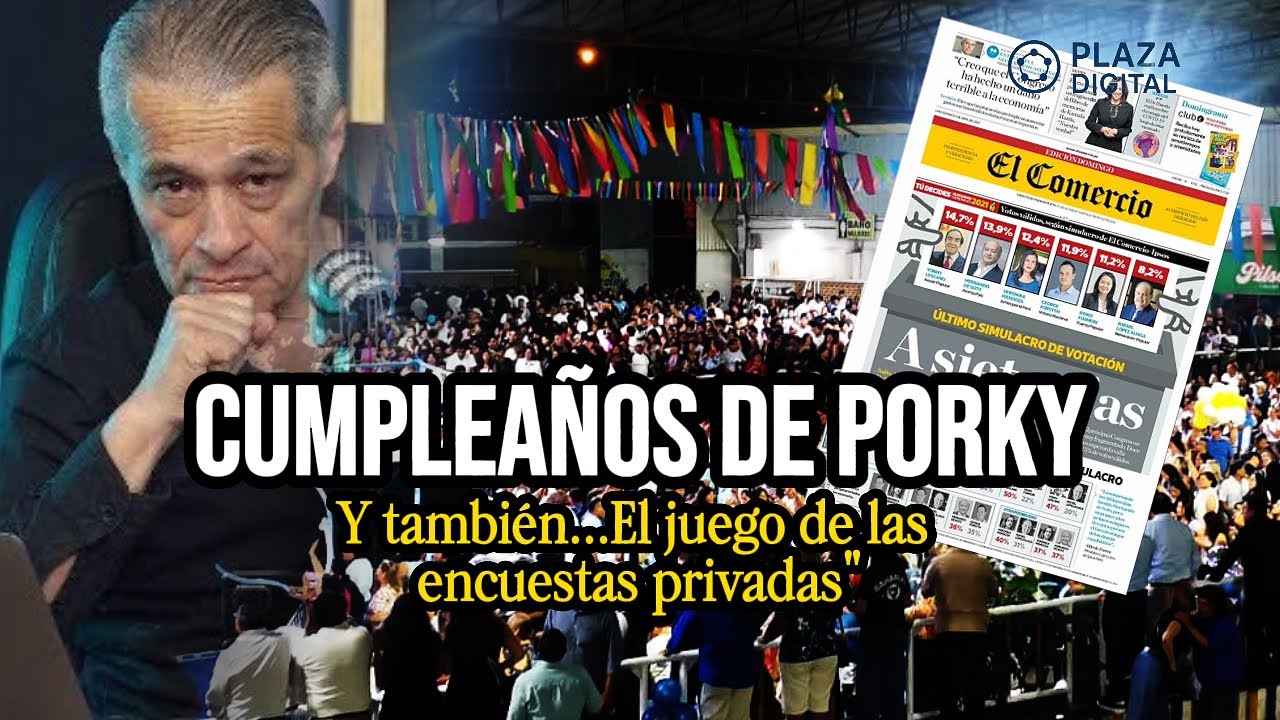 Cumpleaños de PORKY por todo lo alto con miles de 