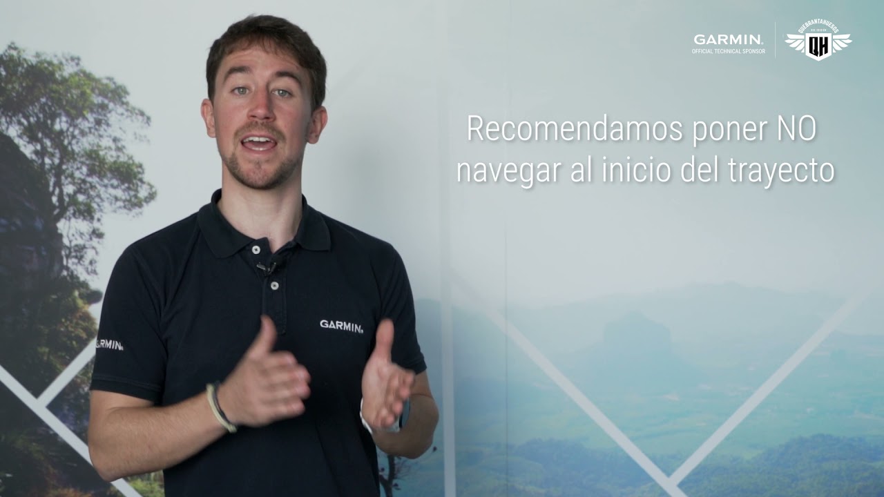 Navegación de tracks, rutas y trayectos con Garmin Edge