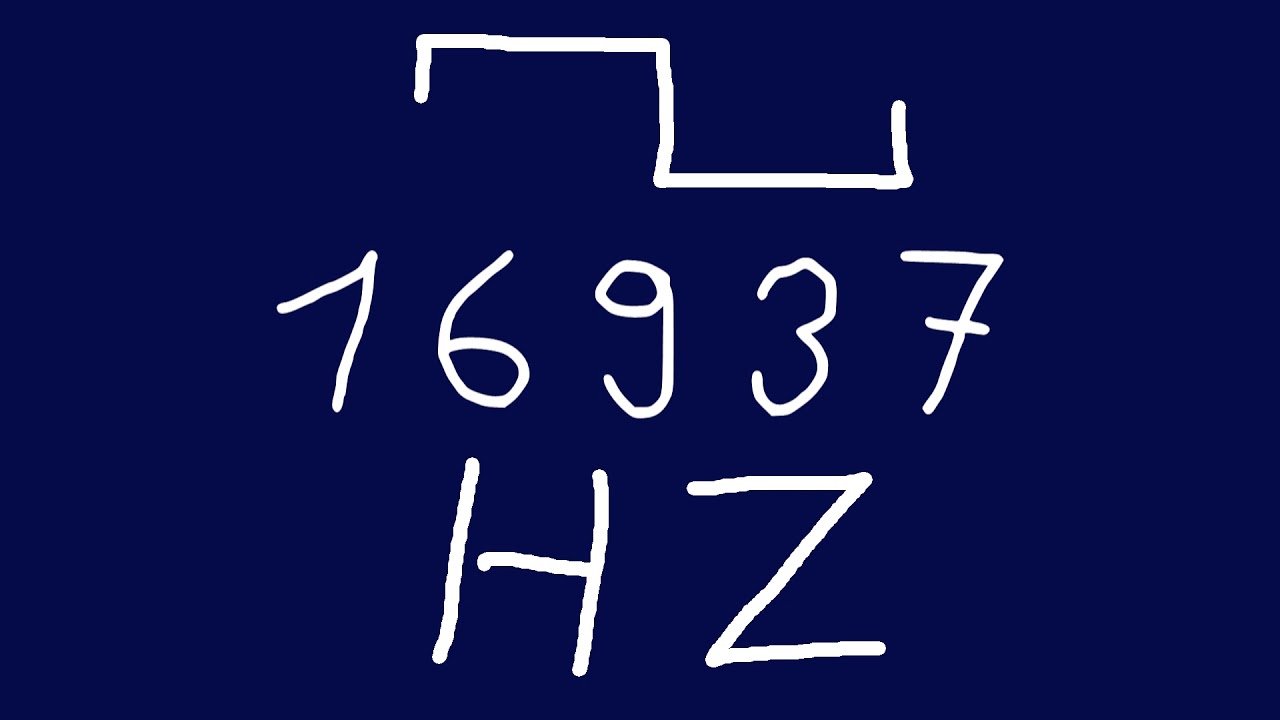 16937 hz square