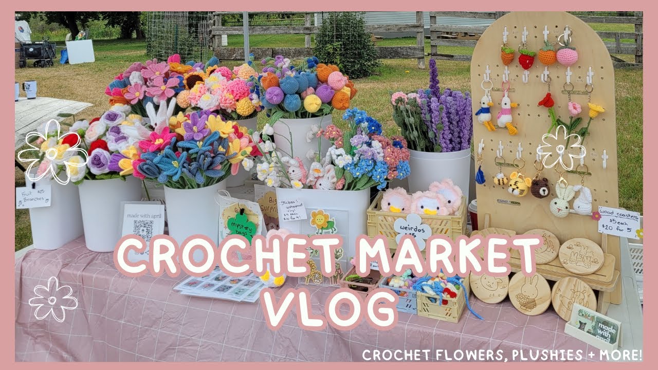 🌷Влог о Crochet Market🌷 Я потеряла свою машину, лол