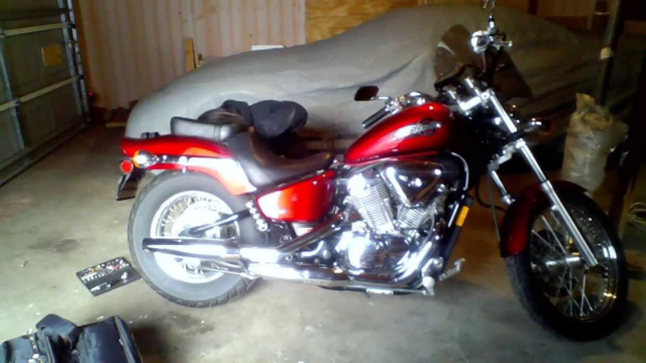 Saddle Bags on 2007 Honda Shadow 600