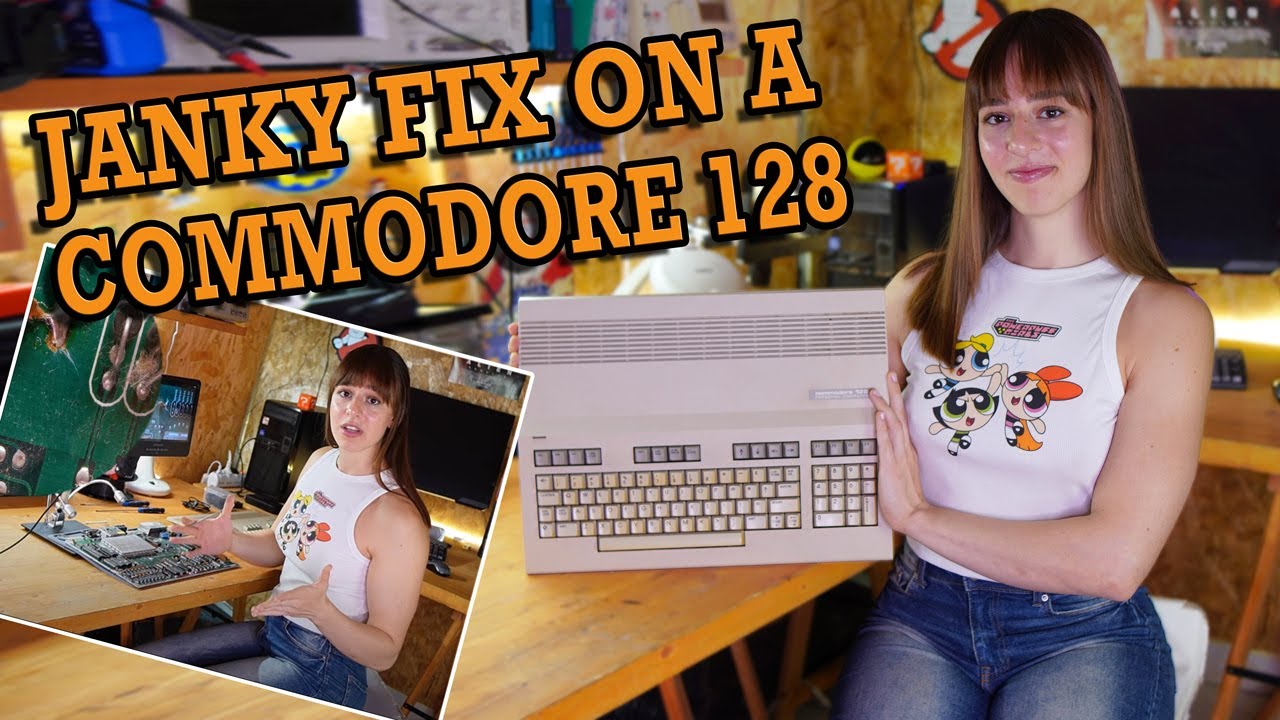 Кто-то пытался починить этот Commodore 128 (и потерпел неудачу)