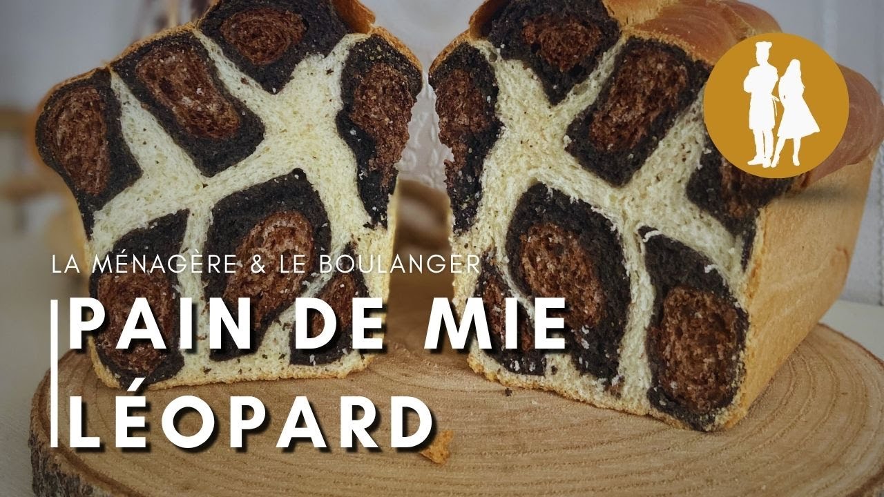 PAIN DE MIE LÉOPARD À LA MAISON 🐆 FACILE ET TROP STYLÉ ! (Avec et sans moule)