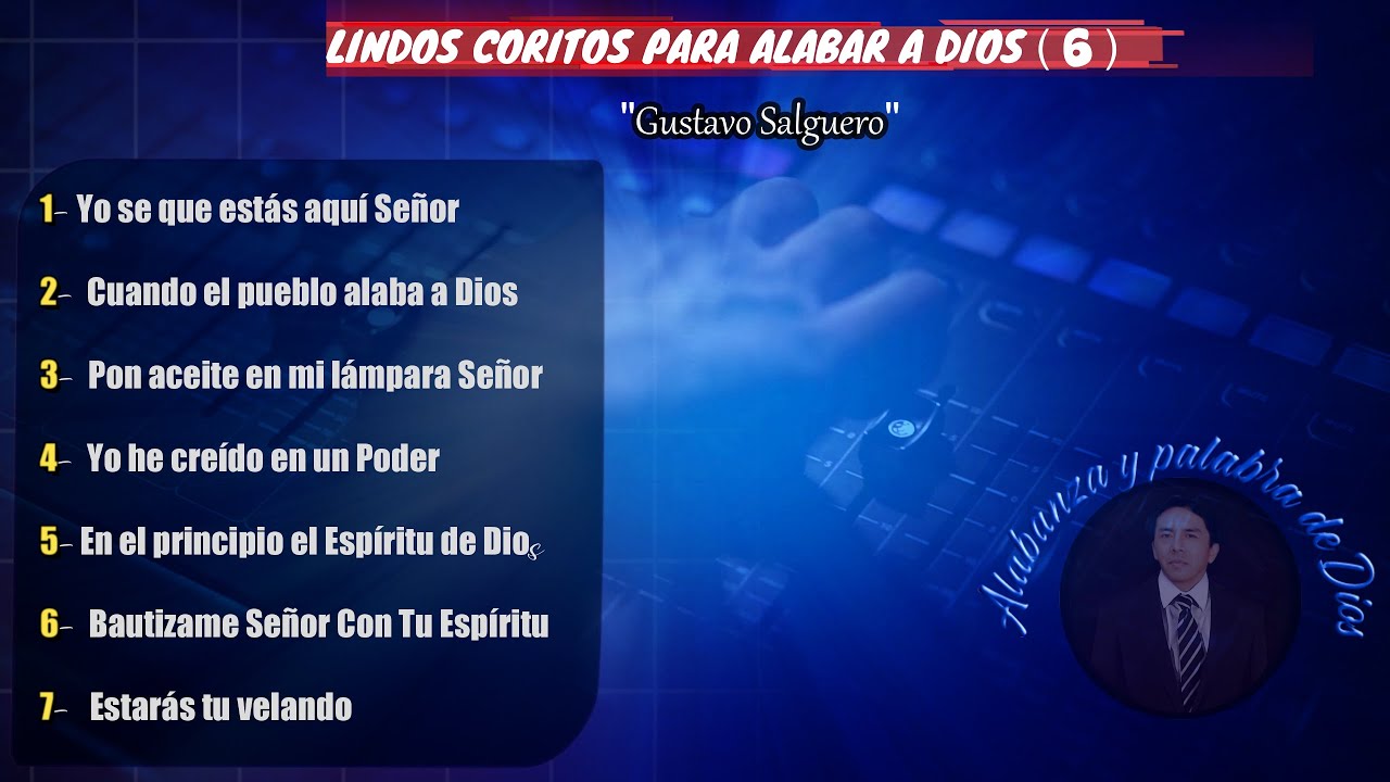 LINDOS CORITOS PARA ALABAR A DIOS ( 6 ) Con acordes.