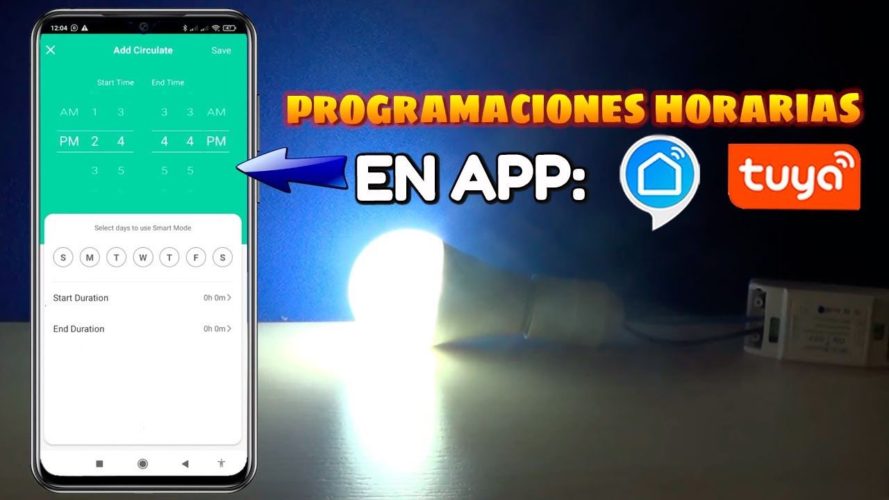 Como hacer programaciones horarias en la APP Tuya Smart / Smart Life 🔥