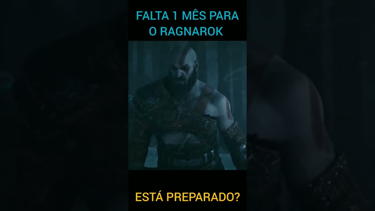 O RAGNAROK EST&Aacute; PR&Oacute;XIMO! #shorts #kratos #ragnarok