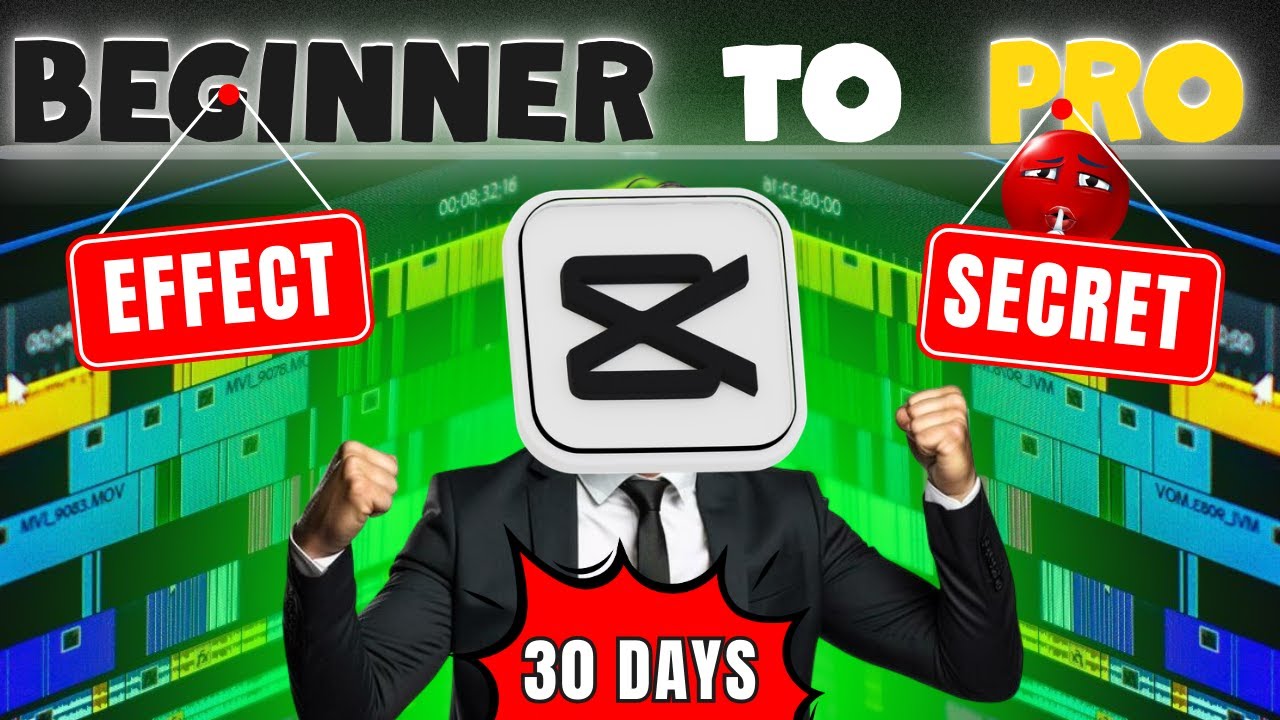 Learn Video Editing: Basic to PRO in 30 Days (Full Course) 🤯| CapCut PC| 