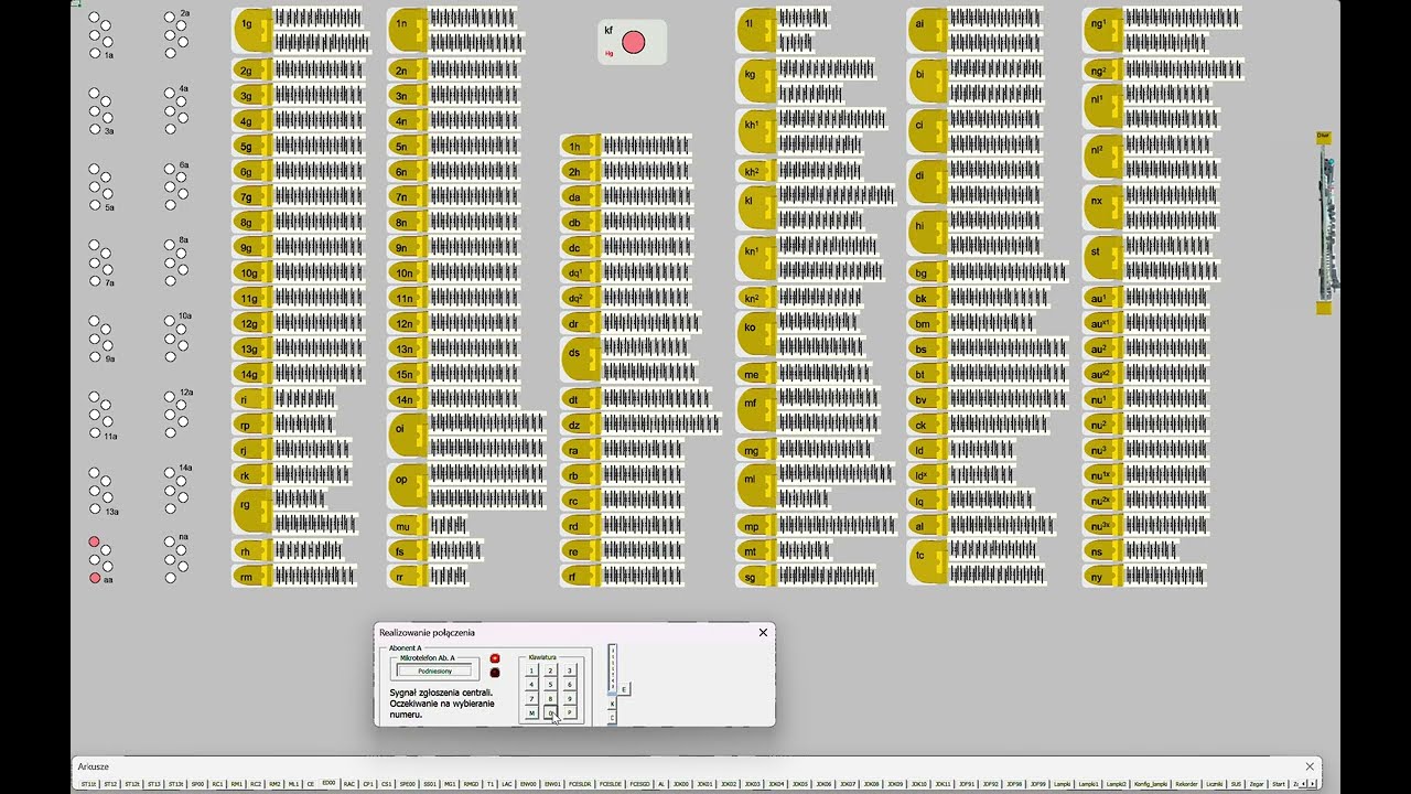 Symulator Pentaconta - wersja 