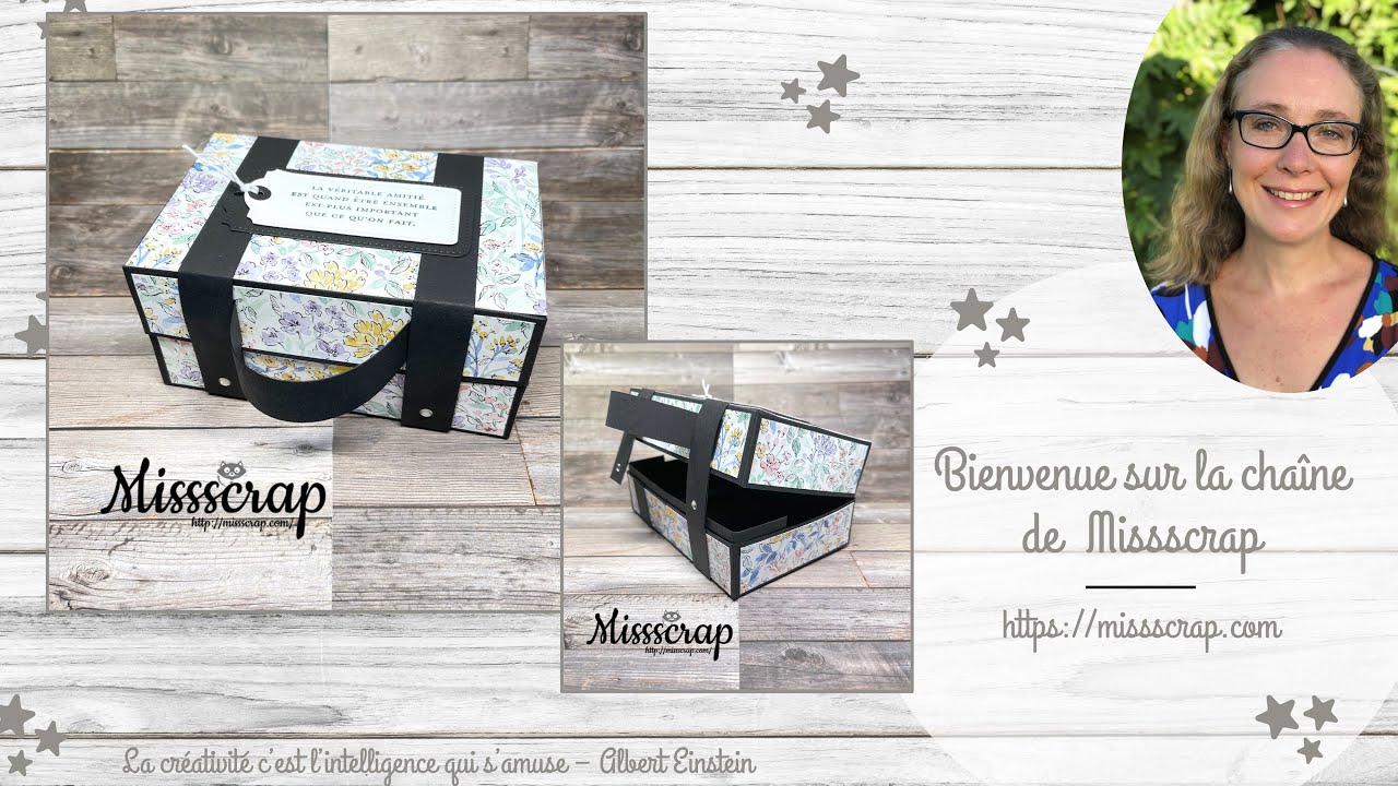 Scrap & papotages #12: une valise / a suitcase